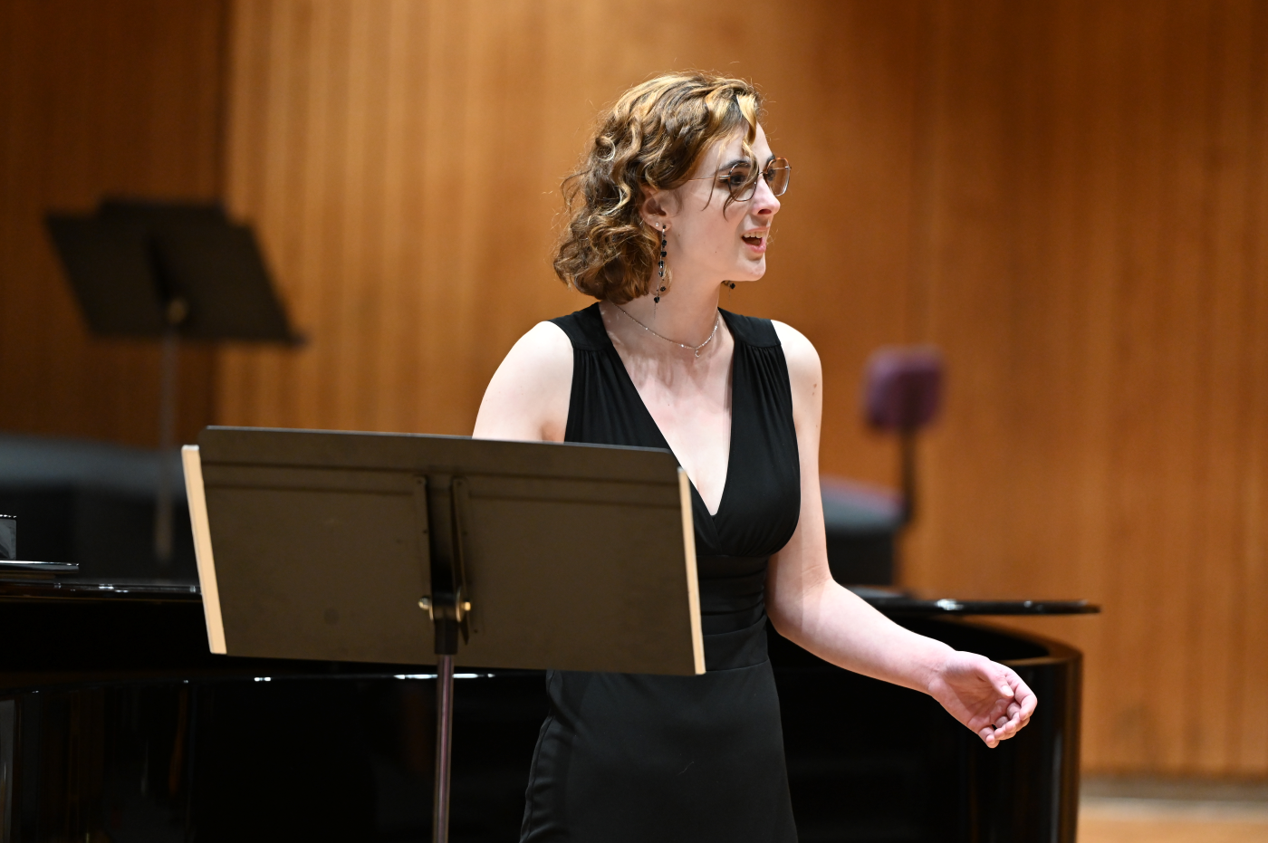 Kylie Borchardt performing at Normandale